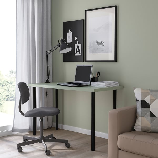LAGKAPTEN Table top, light green, 120x60 cm IKEA