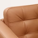 LANDSKRONA Chaise longue, add-on unit, Grann/Bomstad golden-brown/wood
