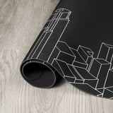 LÅNESPELARE Floor protector, 110x100 cm