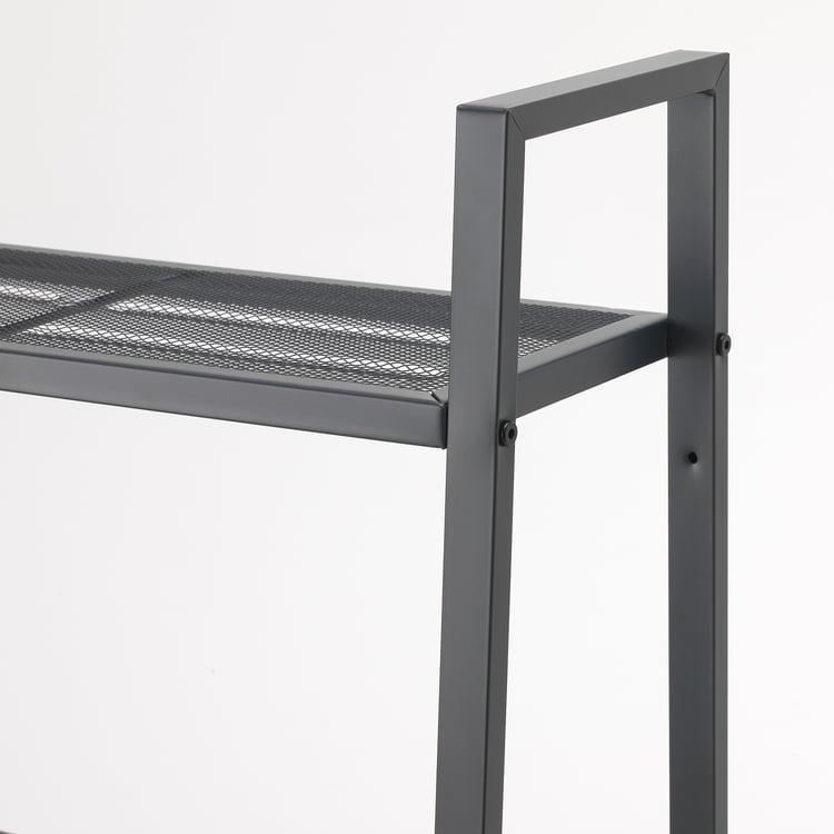 LERBERG Shelf unit, dark grey, 60x148 cm - IKEA