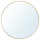 LINDBYN Mirror, gold-colour, 50 cm