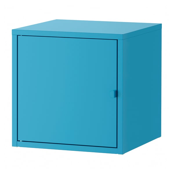 Lixhult Cabinet Metal Blue 35x35 Cm Ikea