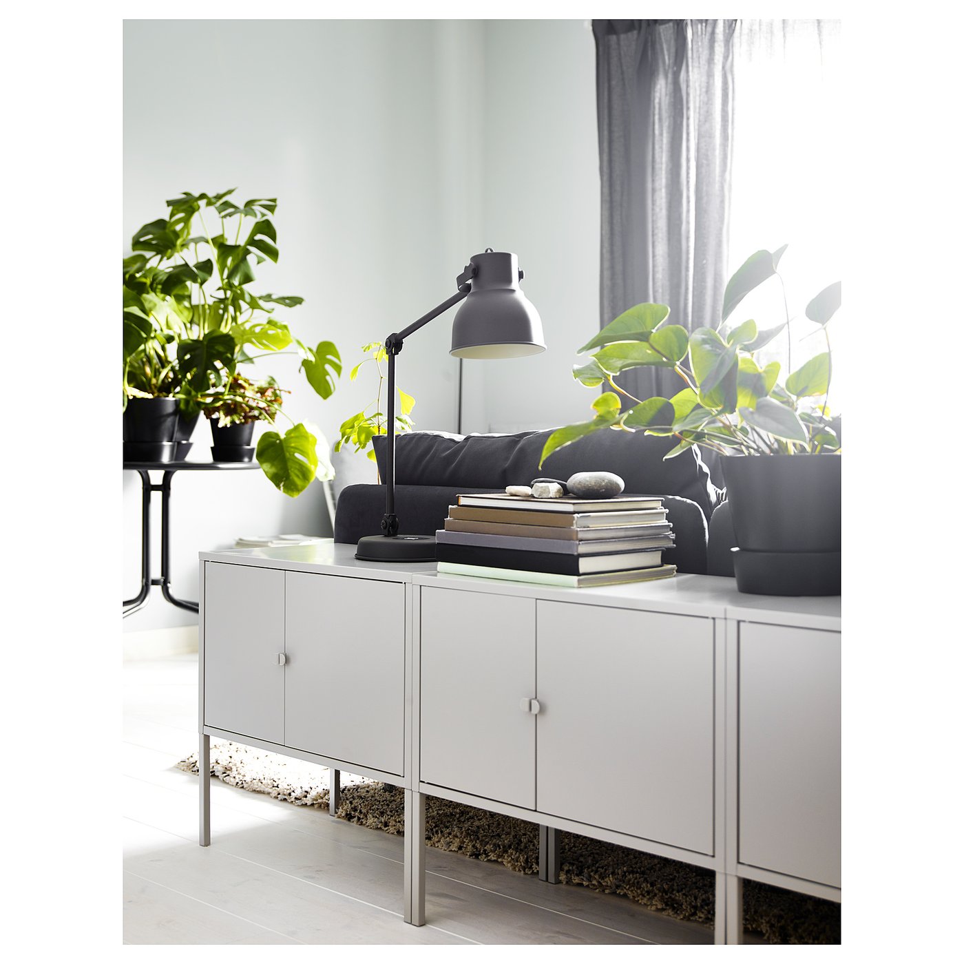 Lixhult Cabinet Metal Grey Ikea