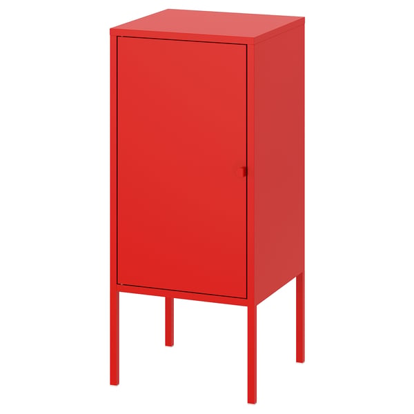 Lixhult Cabinet Metal Red Ikea