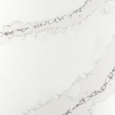 LOCKEBO Custom made worktop, off-white grey/brown/marble effect glass composite, 1 m²x4.0 cm
