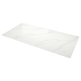 LOCKEBO Custom made worktop, off-white grey/brown/marble effect glass composite, 1 m²x2.0 cm