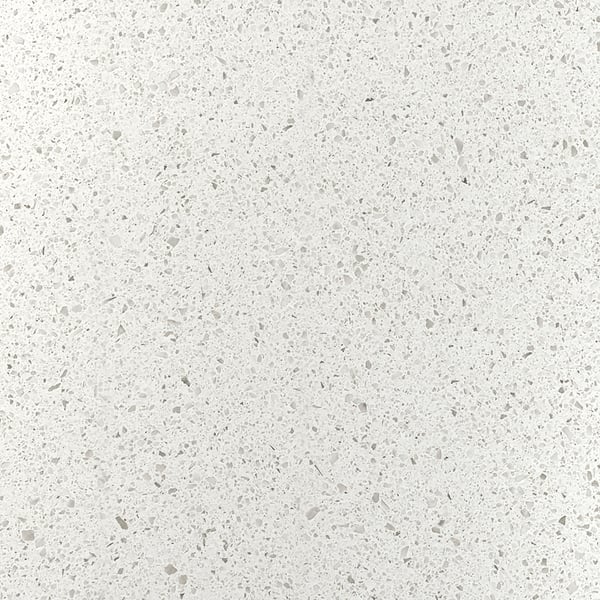 LOCKEBO Custom made worktop, off-white mineral effect/glass composite, 1 m²x2.0 cm