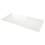 LOCKEBO Custom made worktop, off-white mineral effect/glass composite, 1 m²x2.0 cm