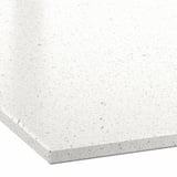 LOCKEBO Custom made worktop, off-white mineral effect/glass composite, 1 m²x2.0 cm