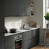 LOCKEBO Custom made worktop, white/glass composite, 1 m²x2.0 cm