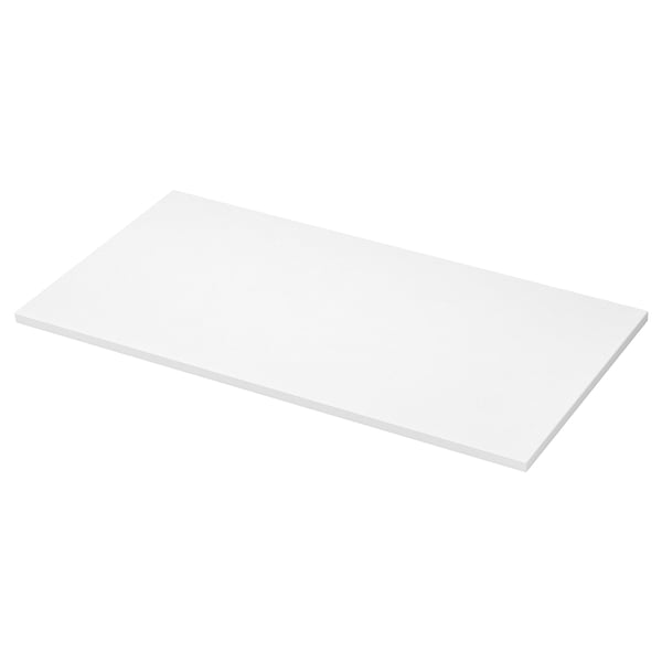 LOCKEBO Custom made worktop, white/glass composite, 1 m²x4.0 cm