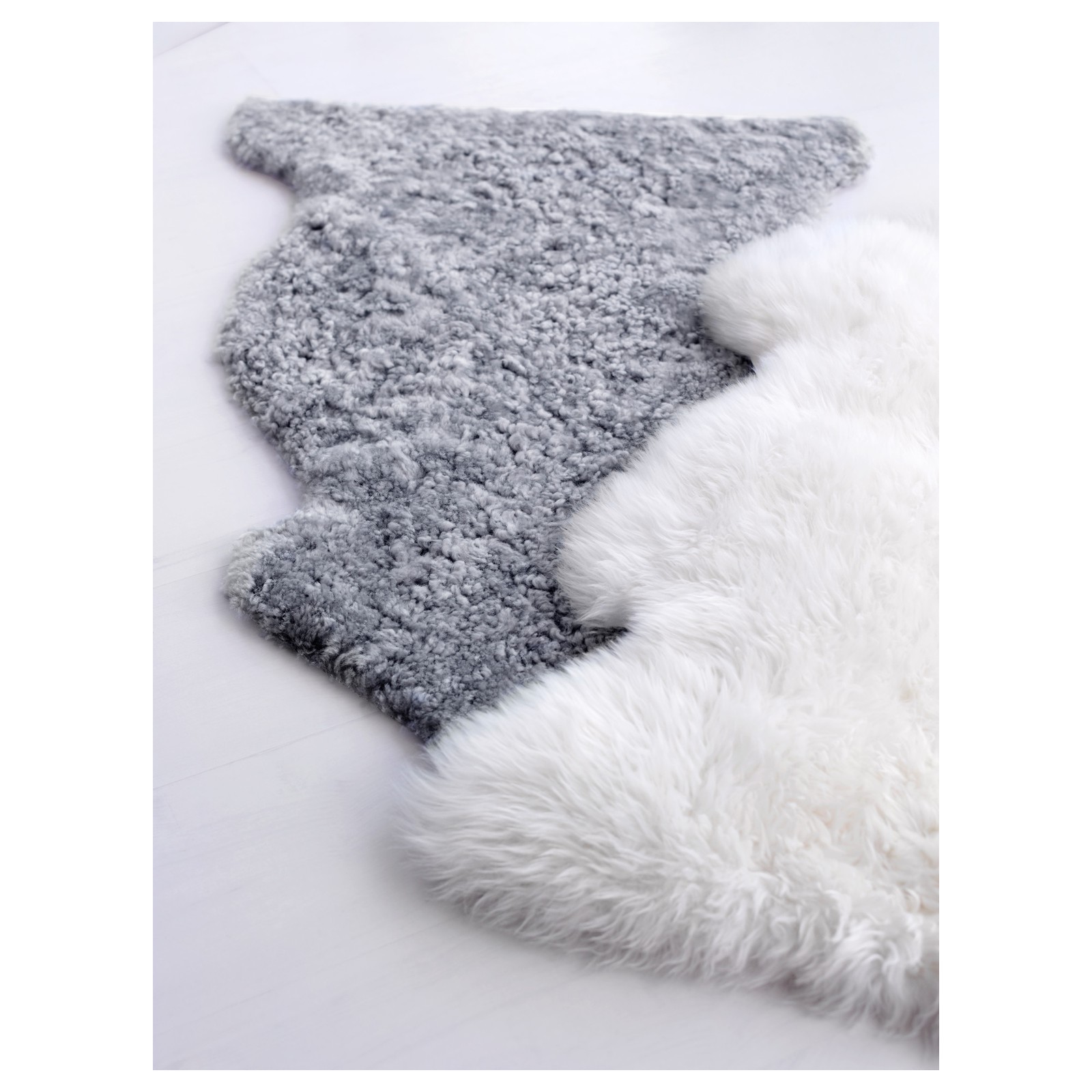 LUDDE Sheepskin white IKEA