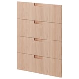 METOD 4 fronts for dishwasher, Fröjered light bamboo, 60 cm
