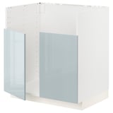 METOD Base cab f TALLSJÖN sink, white/Kallarp light grey-blue, 80x60x80 cm