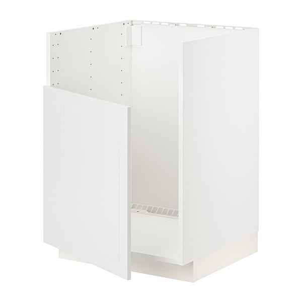 METOD Base cab f TALLSJÖN sink, white/Stensund white, 60x60x80 cm