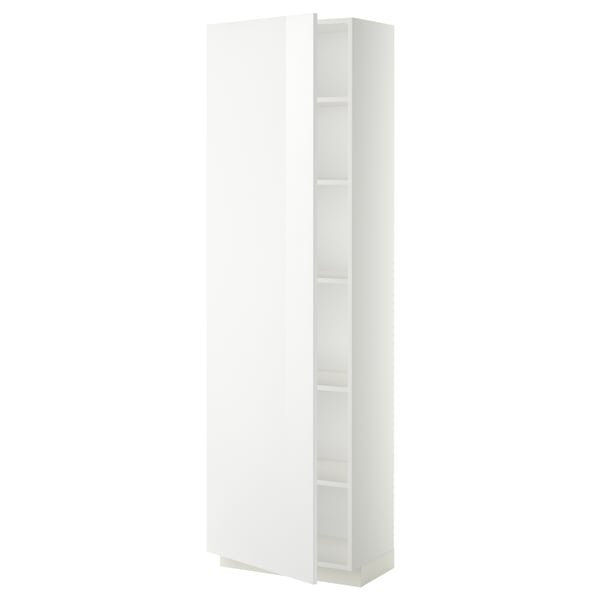 METOD High cabinet with shelves, white/Ringhult white, 60x37x200 cm