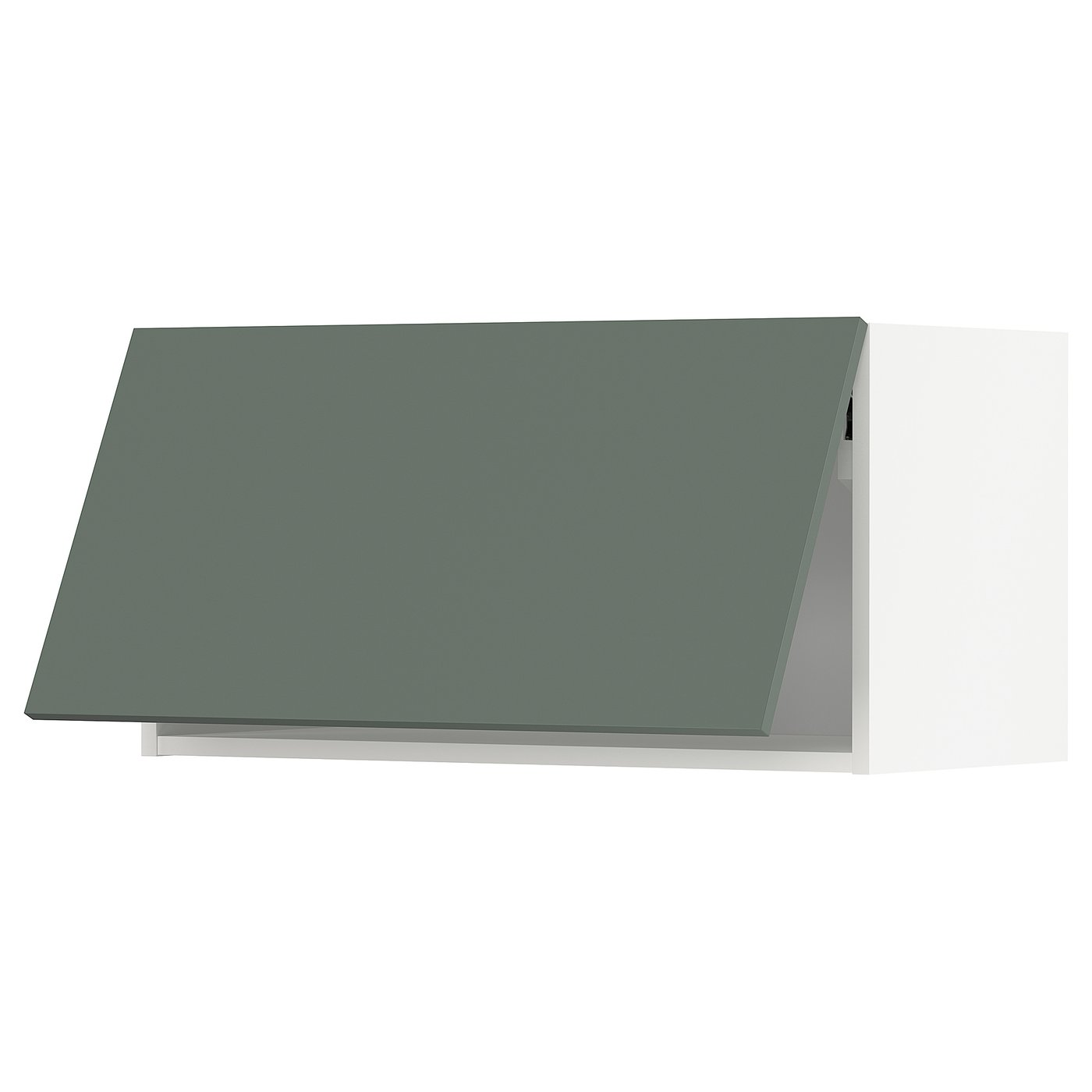 METOD wall horizontal, white/Bodarp greygreen, 80x37x40 cm IKEA