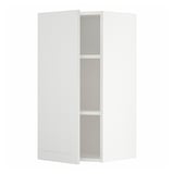 METOD Wall cabinet with shelves, white/Stensund white, 40x37x80 cm