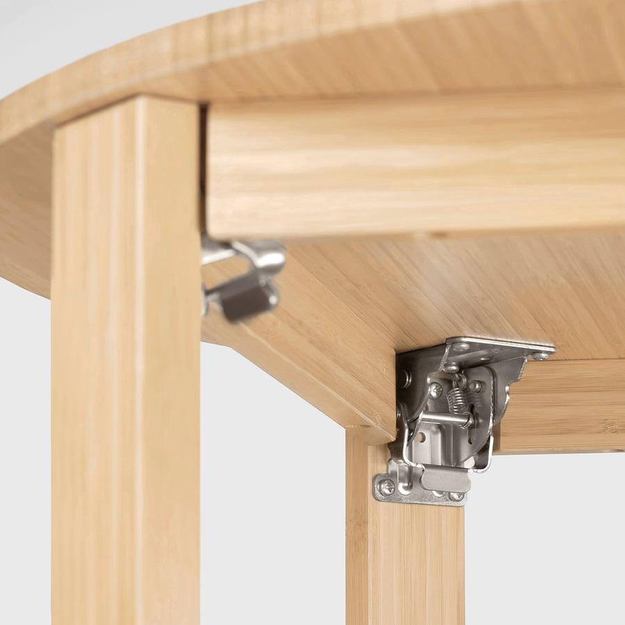 MOXBODA coffee table, foldable/bamboo, 70 cm IKEA