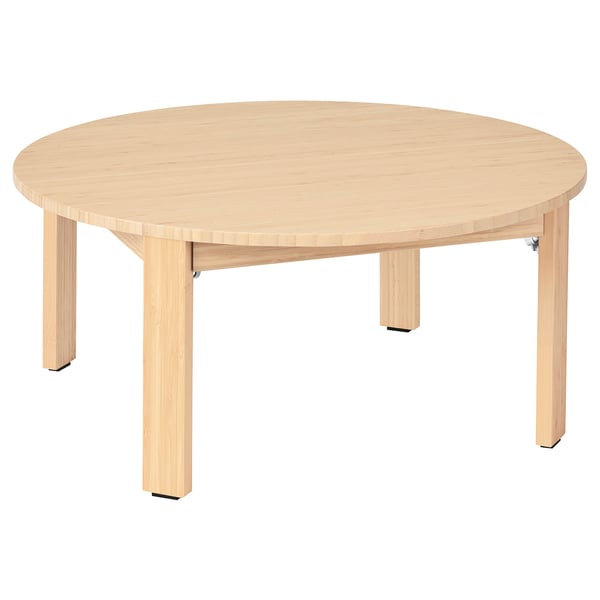 MOXBODA coffee table, foldable/bamboo, 70 cm IKEA