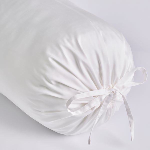 NATTJASMIN Bolster case, white, 38x110 cm