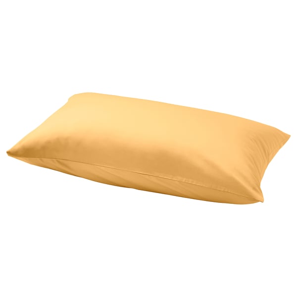 NATTJASMIN Pillowcase, yellow, 50x80 cm