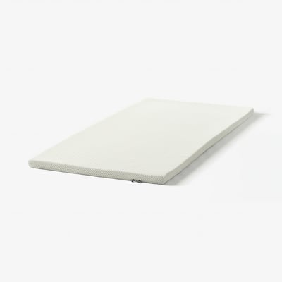 NORDBERGET Mattress pad, white, 90x200 cm