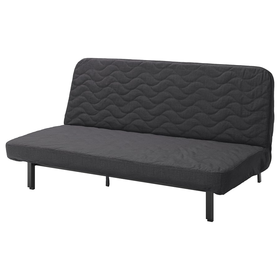 NYHAMN Threeseat sofabed cover, Skiftebo anthracite IKEA