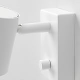 NYMÅNE Wall/reading lamp, wired-in inst, white