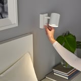 NYMÅNE Wall/reading lamp, wired-in inst, white