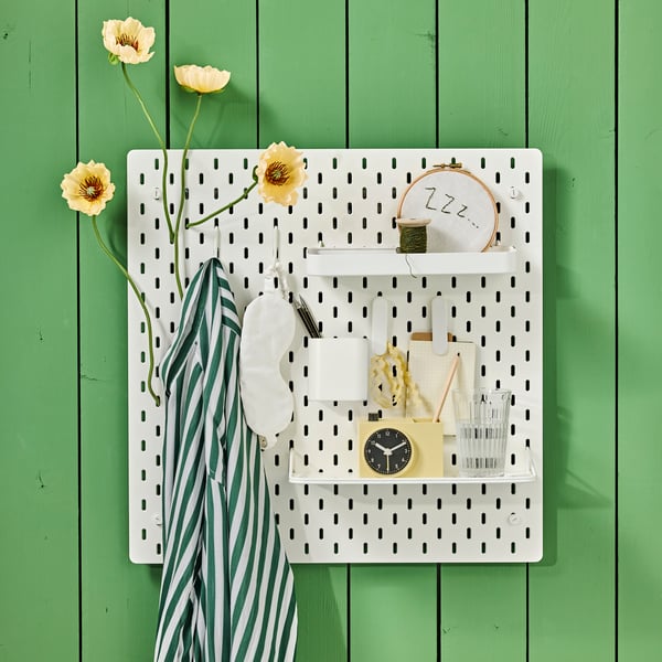 ÖKENMARSVIN Alarm clock, yellow, 11x6x9 cm