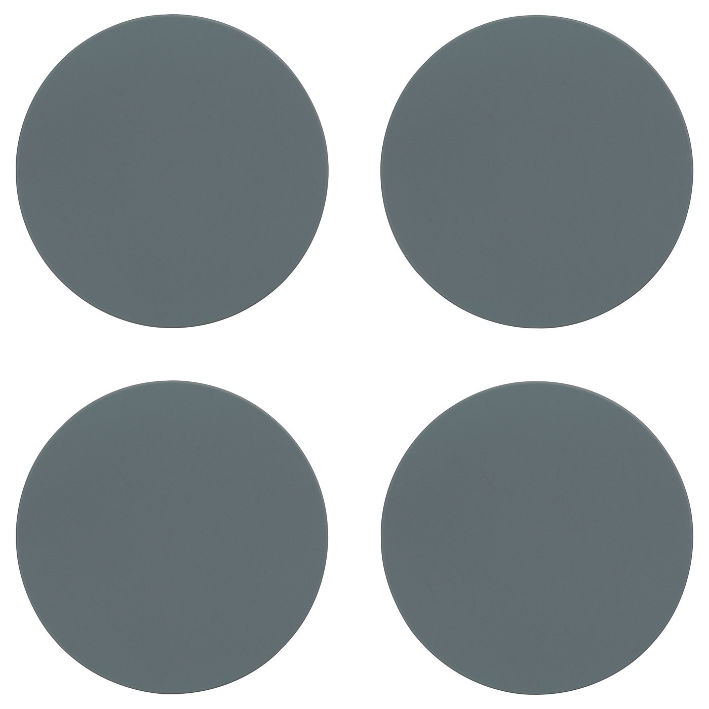 OMTÄNKSAM Coaster with antislip bluegrey IKEA