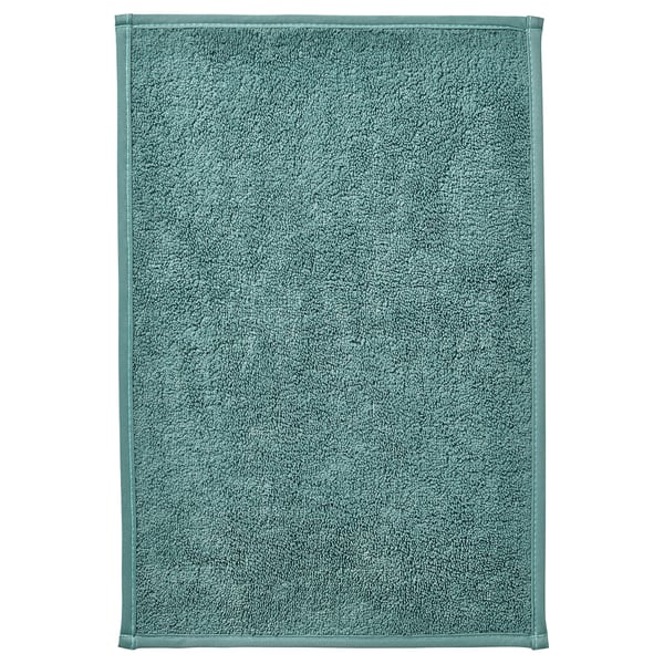 OSBYSJÖN Bath mat, turquoise, 40x60 cm