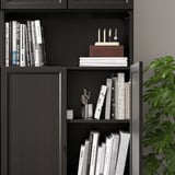 OXBERG Door, black oak effect, 40x97 cm