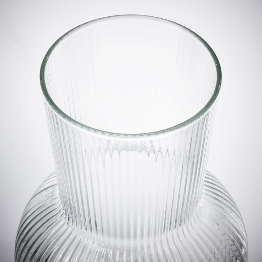 PÅDRAG vase, clear glass, 17 cm IKEA