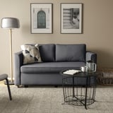 PÄRUP 2-seat sofa-bed, Vissle grey