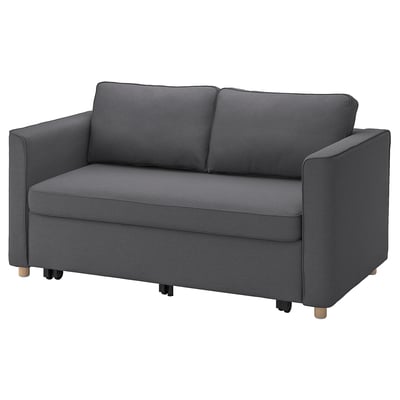 PÄRUP Cover for 2-seat sofa-bed, Vissle grey