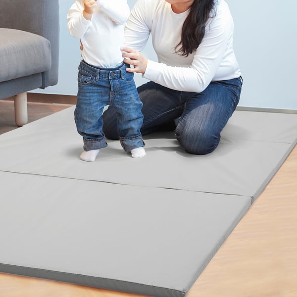 PASSBIT Folding gym mat yellow/green/grey IKEA