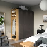 PAX Add-on end-unit, oak effect, 58x20x201 cm