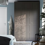 PAX / BERGSBO Wardrobe, dark grey/dark grey, 150x60x236 cm