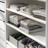 PAX / FLISBERGET Wardrobe, white/light beige, 100x60x236 cm