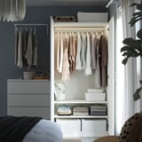 PAX / FORSAND Wardrobe, white/white, 100x60x201 cm
