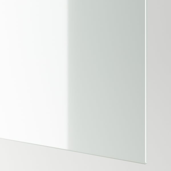 Pax Sekken Wardrobe Combination White Frosted Glass Ikea
