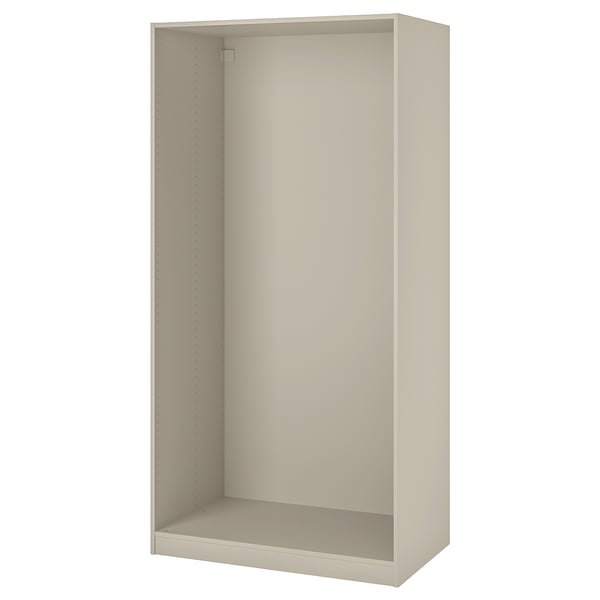 PAX Wardrobe frame, grey-beige, 100x58x201 cm