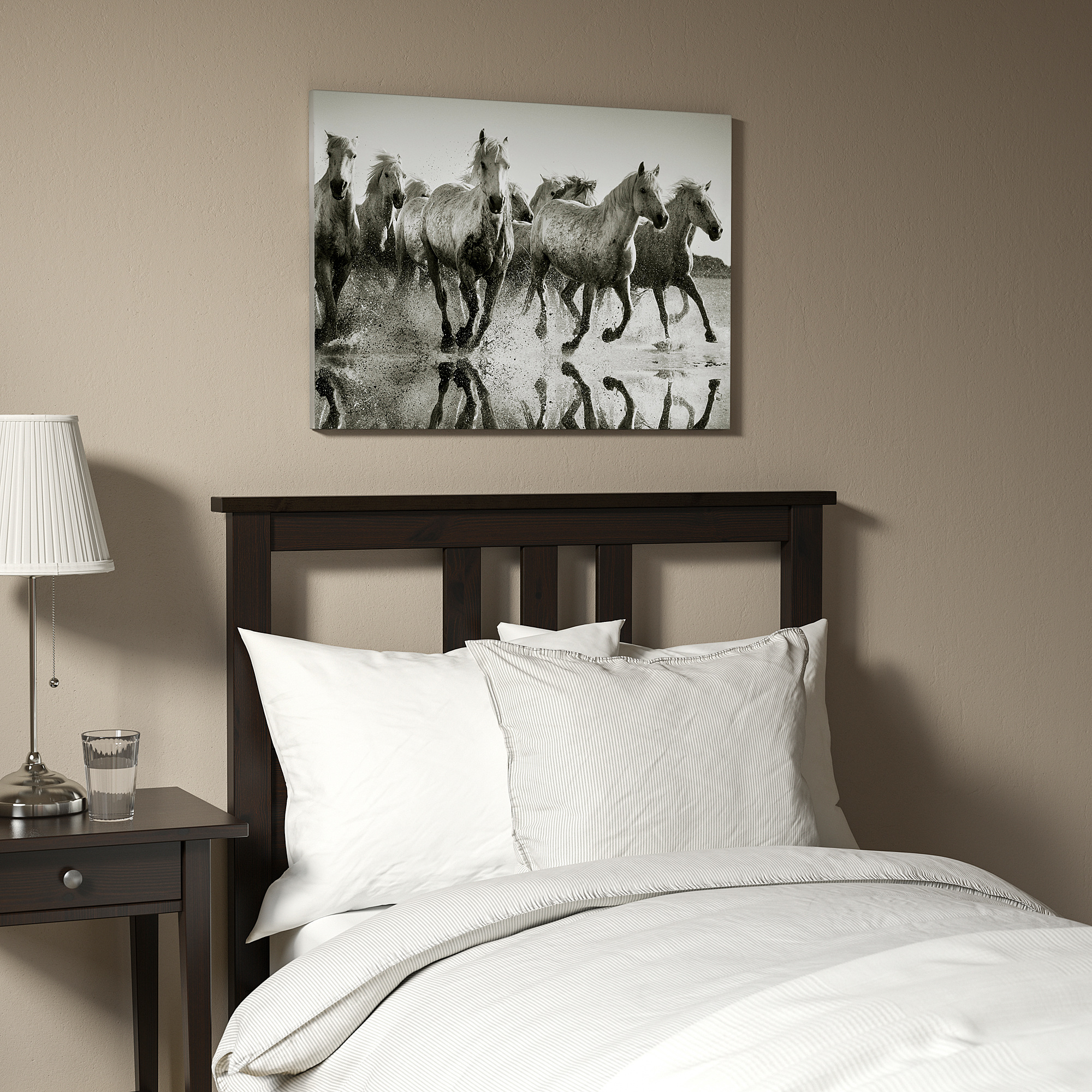 PJÄTTERYD Picture, Wild horses, 70x50 cm