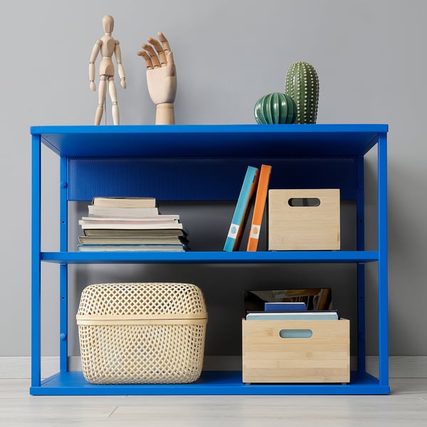PLATSA open shelving unit, blue, 80x40x60 cm IKEA