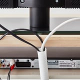 RABALDER Cable tidy, white, 5 m