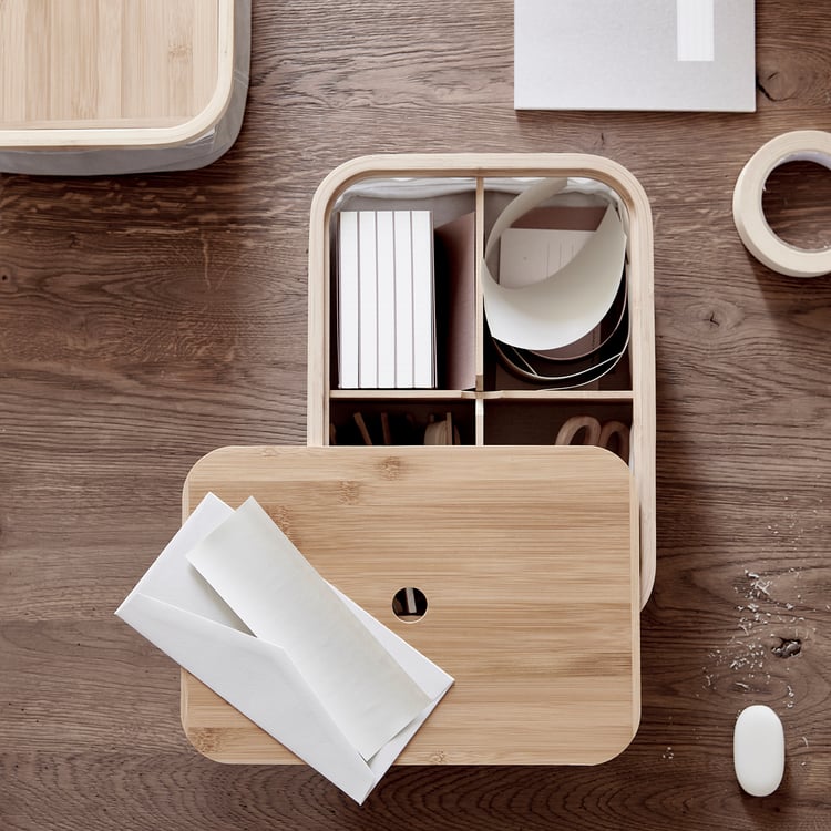 RABBLA Box with compartments, 25x35x10 cm IKEA