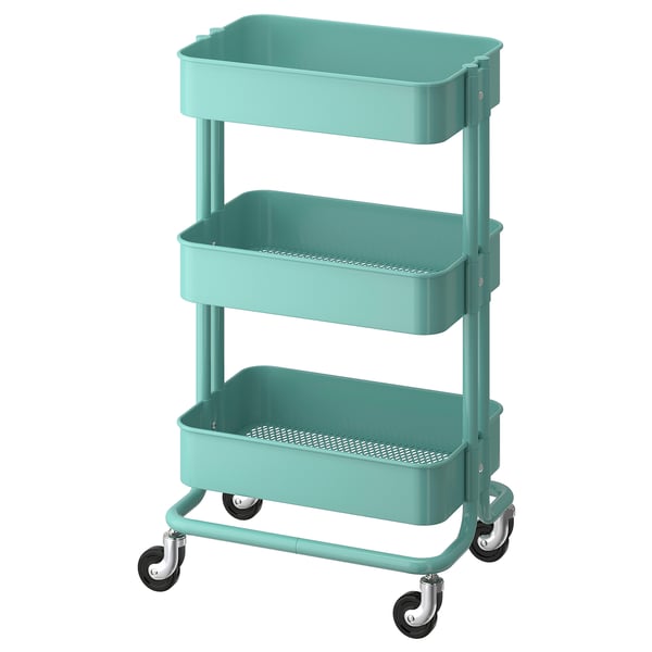 Raskog Trolley Turquoise Ikea