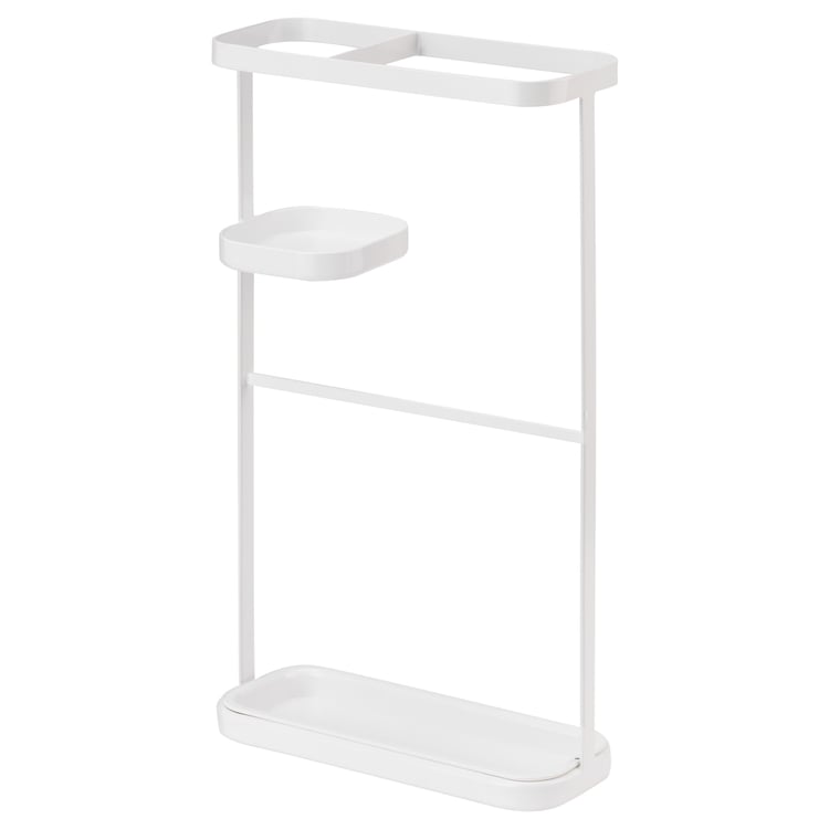 RASSLIG Umbrella stand, steel white, 45 cm IKEA
